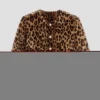 Jacket van imitatieleopardbont