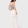 Jeans met hoge taille en wijde pijpen