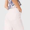 Jeans met hoge taille en wijde pijpen