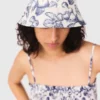 Omkeerbare buckethoed met fruitprint