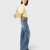 Jeans met kettingriem