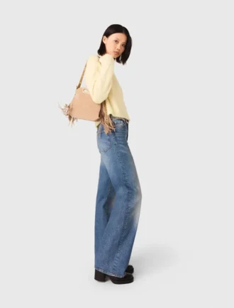Jeans met kettingriem