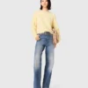 Jeans met kettingriem