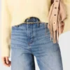 Jeans met kettingriem