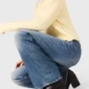 Jeans met kettingriem