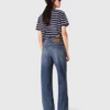 Jeans met wijde pijpen