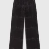 Jeans met wijde pijpen en strass