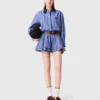 Jumpsuit met afneembare kraag