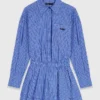 Jumpsuit met afneembare kraag