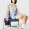 Jumpsuit van tweed met pailletten