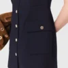 Jumpsuit van wolmix met gelaagd effect
