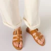 K.Jacques leren gladiatorsandalen