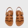 K.Jacques leren gladiatorsandalen
