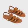 K.Jacques leren gladiatorsandalen