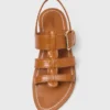 K.Jacques leren gladiatorsandalen