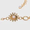 Kettingriem met bloemen
