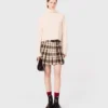 Kilt met strass-ruitjes