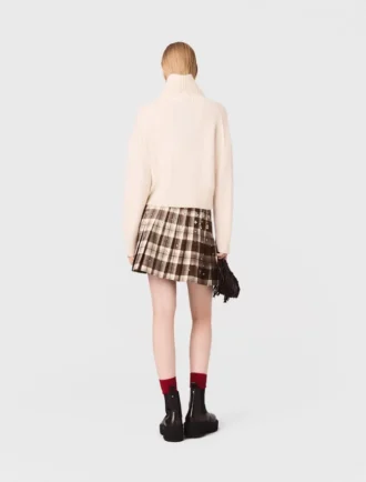 Kilt met strass-ruitjes