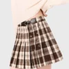 Kilt met strass-ruitjes