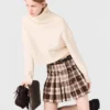 Kilt met strass-ruitjes