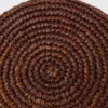 Kleurrijke buckethoed van natuurlijk raffia