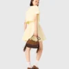 Kort model fancy gebreid vest
