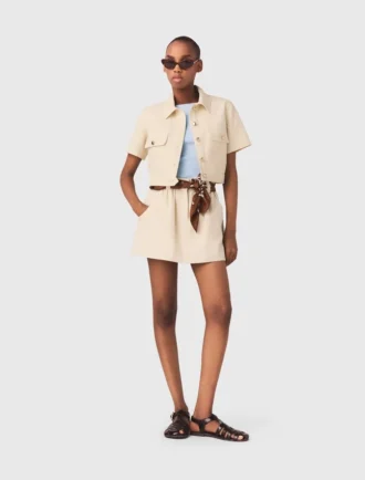 Kort model jasje met korte mouwen