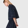 Kort shirt met studs