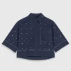 Kort shirt met studs