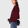 Kort vest van wolmix