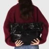 Kort vest van wolmix