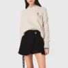 Korte broek met gelaagde look