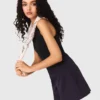 Korte broek met satijneffect