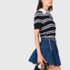 Korte denim rok