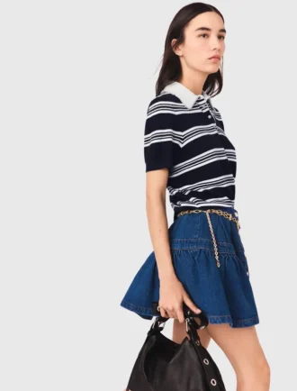 Korte denim rok