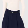 Lange katoenen rok met riem