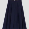Lange katoenen rok met riem