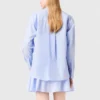 Lange popeline blouse