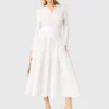 Lange taffeta rok