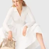 Lange taffeta rok