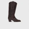 Leren cowboylaarzen