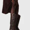 Leren cowboylaarzen
