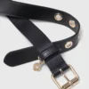 Leren riem met Miss M-gesp