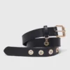 Leren riem met Miss M-gesp