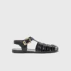Leren sandalen met meerdere bandjes