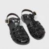 Leren sandalen met meerdere bandjes