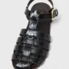 Leren sandalen met meerdere bandjes