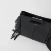 Leren tas met kettingriem