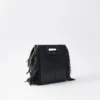 Leren tas met kettingriem