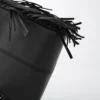 Leren tas met kettingriem